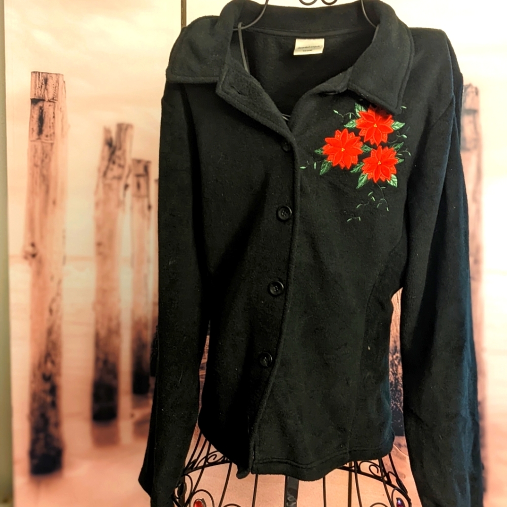 Black long sleeve sweater